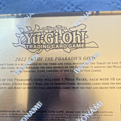 YuGiOh 2022 Tin of the Pharaoh's Gods Mega Pack Konami English Edition Sealed 83717857211 - Image 1
