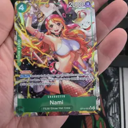 One Piece TCG English OP14-031 Nami Alt Art Parallel - Image 1