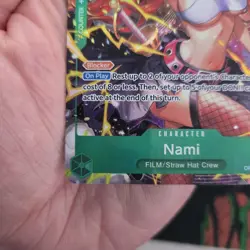 One Piece TCG English OP14-031 Nami Alt Art Parallel - Image 2