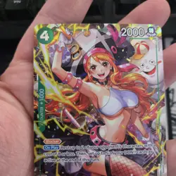 One Piece TCG English OP14-031 Nami Alt Art Parallel - Image 5