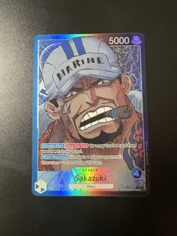 One Piece TCG Sakazuki Alt Art Leader OP05-041 Awakening of the New Era - Image 1
