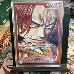 Shanks Alt Art Leader Op09-001 One Piece Tcg - Image 1