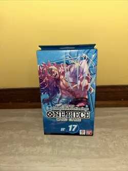 ONE PIECE CG Donquixote Doflamingo Blue STARTER DECK ST17 NEW 1 Pack of PRB-01 - Image 2