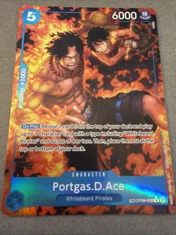 Portgas D Ace Treasure Rare OP08-052 (Royal Blood) - Image 1