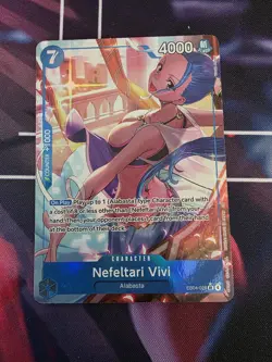 One Piece EB04-025 Nefeltari Vivi Alt Art OP14 The Azure Sea’s Seven NM In Hand! - Image 1