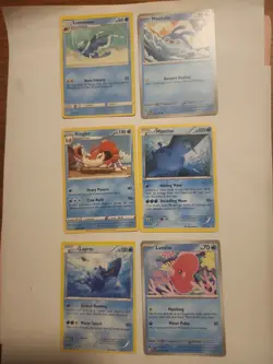 Pokemon TCG Water Lot 54 Cards - Lapras, Palkia, Vaporeon, Starters, No - Image 2