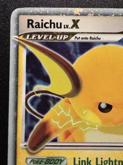 Raichu LV.X 99/100 D&P Stormfront Pokemon Card Holo Foil Rare HP - Image 3