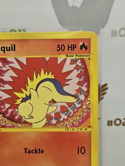 Pokemon TCG Cyndaquil Expedition Base Set, Card 105/165, Regular Common - Image 4