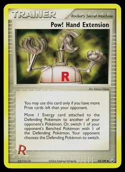 Pokemon Card - Pow! Hand Extension Team Rocket Returns 85/109 Uncommon - Image 1