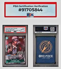TRAFALGAR LAW OP02-035 Offline Regional Participant PSA 10 One Piece Card Promo - Image 4