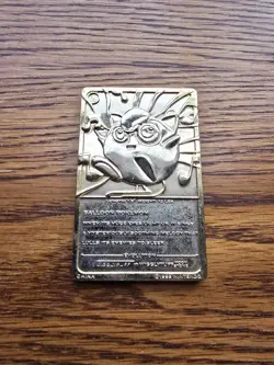 Vtg 99' Nintendo Jigglypuff 24k Gold Plated Metal Card #39 Pokemon Burger King* - Image 2