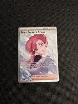 Pokemon Team Rockets Ariana Holo Card Destined Rivals Series 237/182 Near Mint - Image 1