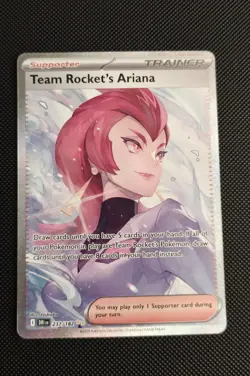 Pokemon Team Rockets Ariana Holo Card Destined Rivals Series 237/182 Near Mint - Image 2