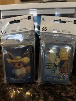 Pokemon x Van Gogh Museum: Munchlax & Snorlax & Eevee (65 Card Sleeves each) - Image 1