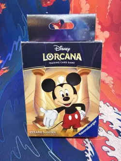 Mickey Mouse Card Sleeves (65) Matte Finish Disney Lorcana TCG The First Chapter - Image 1