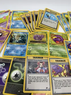 Pokemon Lot of 50+ Cards Team Rocket & Fossil WOTC LP-EX Condition 1st Edition - Image 2