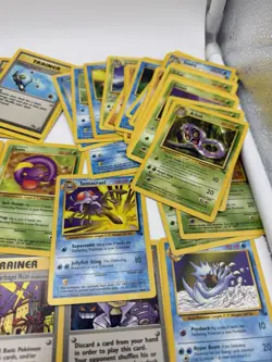 Pokemon Lot of 50+ Cards Team Rocket & Fossil WOTC LP-EX Condition 1st Edition - Image 4