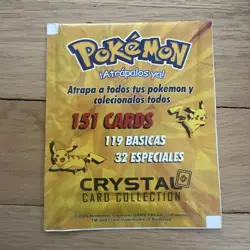 Pokemon Stained Glass Crystal Card Collection 1 Pack Holo Charizard Peru - Image 2