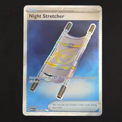 Pokemon TCG Card Night Stretcher 173/132 Mega Evolution Ultra Rare Full Art - NM - Image 1
