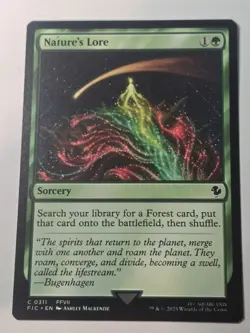MTG Nature's Lore (311) | NM | Commander: Final Fantasy {FIC} - Image 1