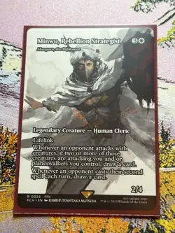 MTG: Minwu, Rebellion Strategist | Borderless | Final Fantasy | NM - Image 1