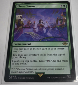 Magic the Gathering MTG Elven Chorus 160 LTR - Image 1
