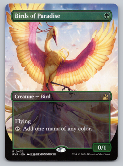 Birds of Paradise Anime Borderless - Ravnica Remastered - Image 1