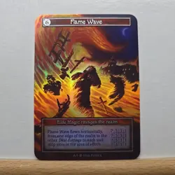 Flame Wave FOIL Elite Sorcery Contested Realm BETA - Image 1