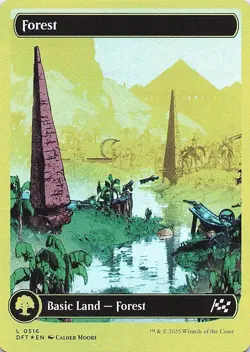 Forest (0516) (First-Place Foil) Aetherdrift Foil - Image 1