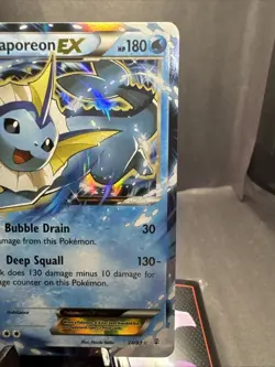 Pokemon Vaporeon-EX Holo Rare TCG Card 24/83 Generations - Image 3