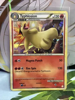 Typhlosion - 32/123 - Cracked Ice Holo Theme Deck Exclusives English Pokemon - Image 1