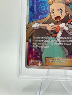 2019 POKEMON SUN & MOON TEAM UP: Jasmine #177 - Full Art - PSA 8 - Image 5