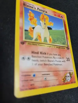 Pokemon TCG - Blaine's Ponyta 64/132 1st Edition - WOTC Gym Challenge - NM - Image 2