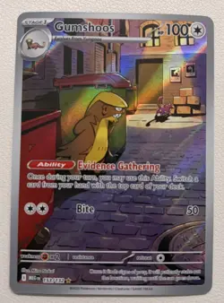 Pokemon ME01: Mega Evolution #153/132 Gumshoos Holo - Image 1