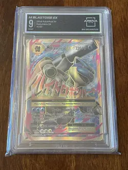2016 Pokemon XY Evolutions M Blastoise Ex Full Art #102 Arena Club 9 - Image 1