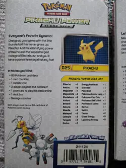 Mewtwo Mayhem and Pikachu Power Theme Deck 2016 Pokemon XY Evolutions SEALED - Image 3