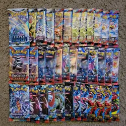 Pokemon x36 Factory Sealed Booster Packs Obsidian Flames Temporal Forces Mega - Image 1