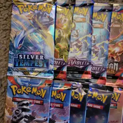Pokemon x36 Factory Sealed Booster Packs Obsidian Flames Temporal Forces Mega - Image 2