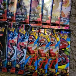 Pokemon x36 Factory Sealed Booster Packs Obsidian Flames Temporal Forces Mega - Image 4