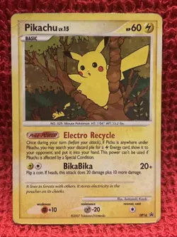 Pokemon TCG - Pikachu - DP16 - Diamond and Pearl Promos - DMG Holo Rare (2007) - Image 1