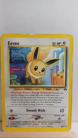 Eevee [HP] - Pokemon TCG Neo Discovery 38/75 [Uncommon] - Image 1