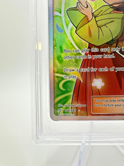 2019 Pokemon Sun & Moon Team Up Erika’s Hospitality #174 | FULL ART | PSA 9 MINT - Image 4