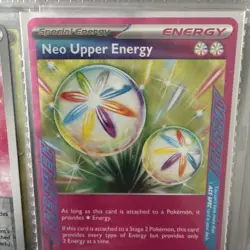 Pokemon TCG: TEF NEO UPPER ENERGY Holo Ace Spec Rare 162/162 MINT - Image 3