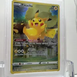 2023 POKEMON SWORD & SHIELD CROWN ZENITH #GG30 FULL ART/PIKACHU -PSA 10 GEM MINT - Image 4