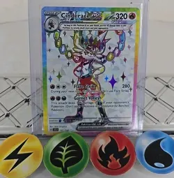 Pokemon TCG Cinderace ex 157/142 Stellar Crown Scarlet & Violet 2024 NM - Image 1