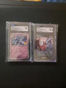 Pokemon TCG Darkrai V CGC 9.5 Mint+ & Ceruledge Pokemon Day 2024 CGC 10 Gem Mint - Image 1