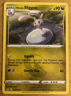 2022 Pokemon Sword & Shield Lost Origin Hisuian Sliggoo #133/196 High-Grade NM - Image 1