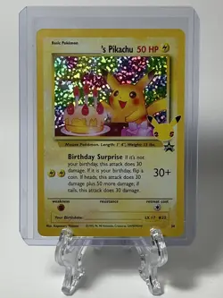 ___'s Pikachu Birthday Celebrations Classic Collection NM Holofoil Pokemon - Image 3