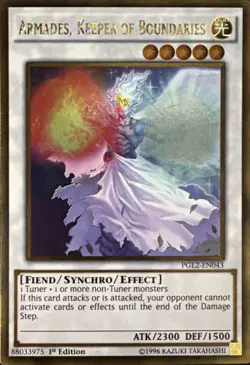 Armades, Keeper of Boundaries PGL2-EN043 1st Edition Gold Rare VLP - Image 1