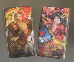 One Piece Card Game China Exclusive Zoro Luffy 2024 New Year Red Packet Promo - Image 1
